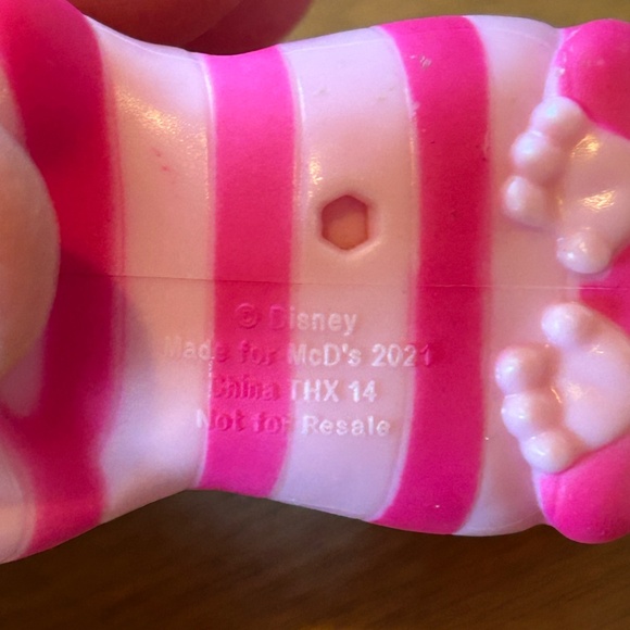 Disney Car Window Decal, Button, and Cheshire Cat Plastic Figurine - Picture 6 of 10